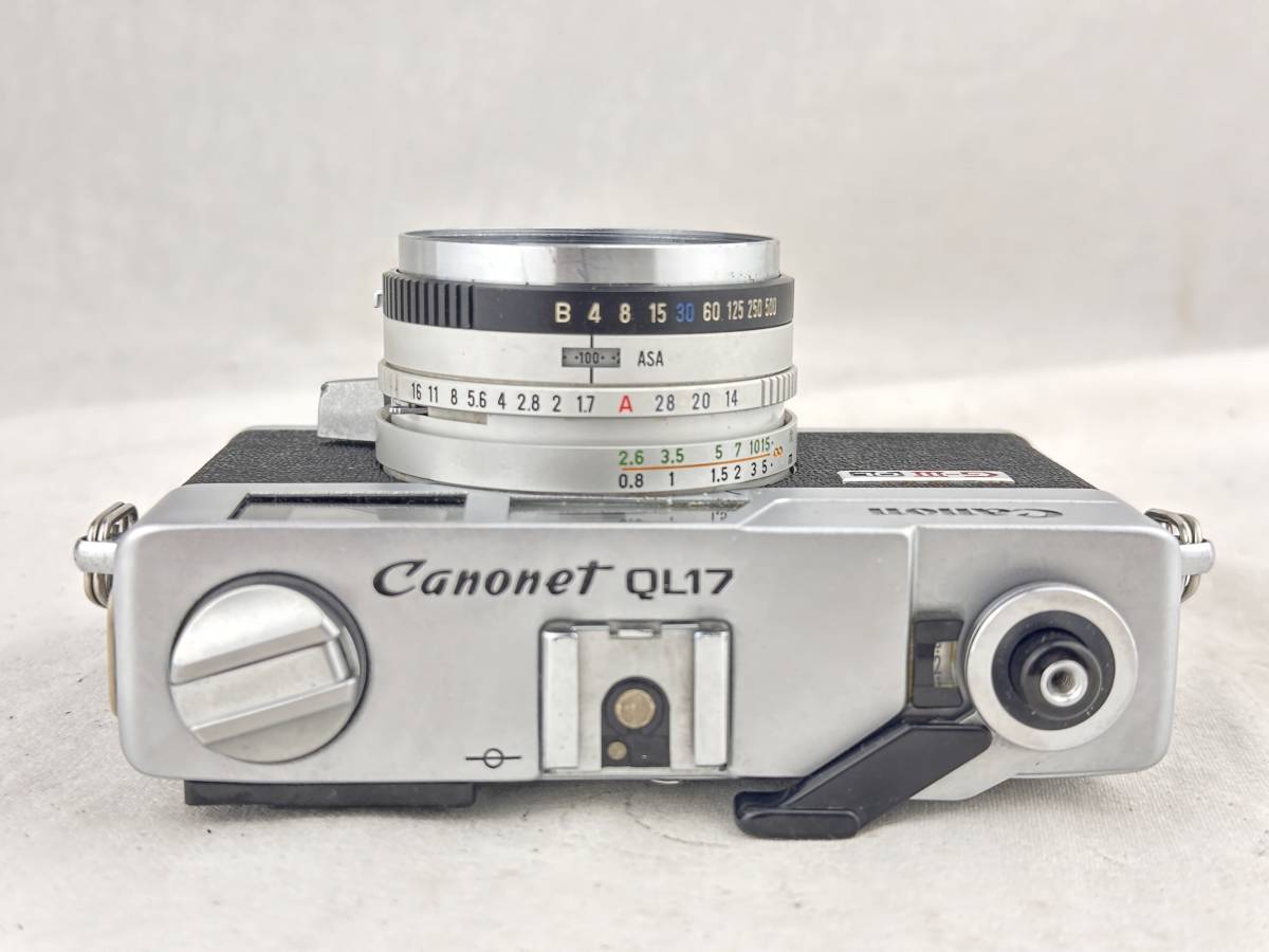CANON キヤノン Canonet QL17 GIII 40mm f1.7 シルバー レンジファインダー フィルムカメラ ②_画像5