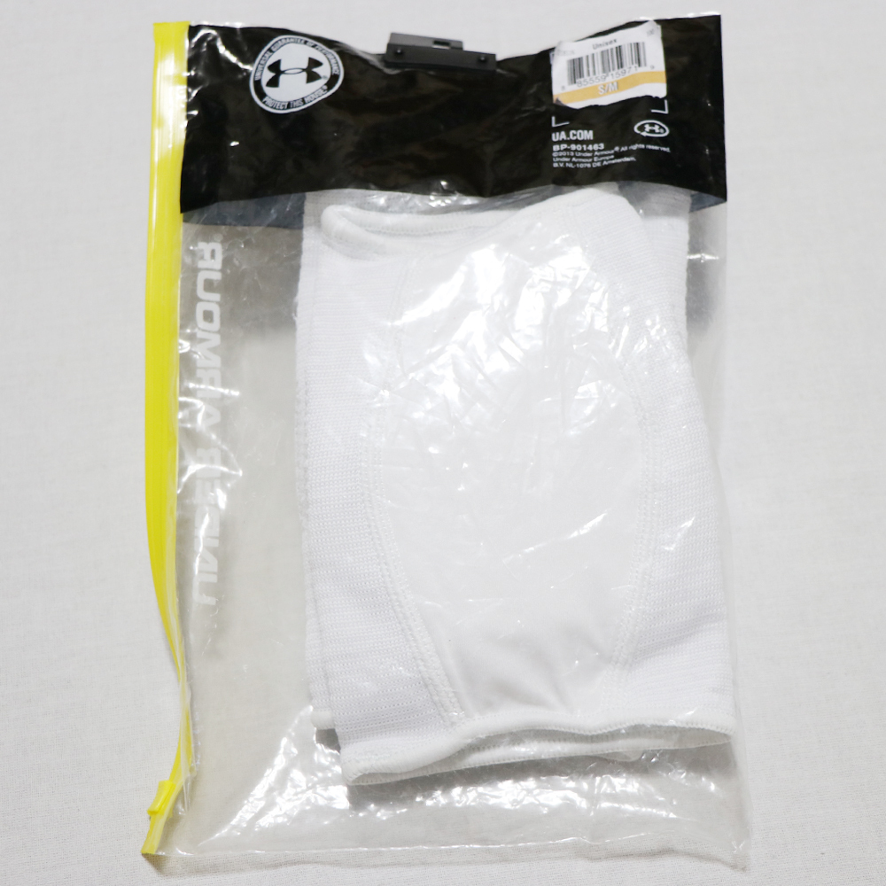  new goods UNDER ARMOUR Under Armor volleyball for protection for knee pad Padded Shooter Sleeve white S/M