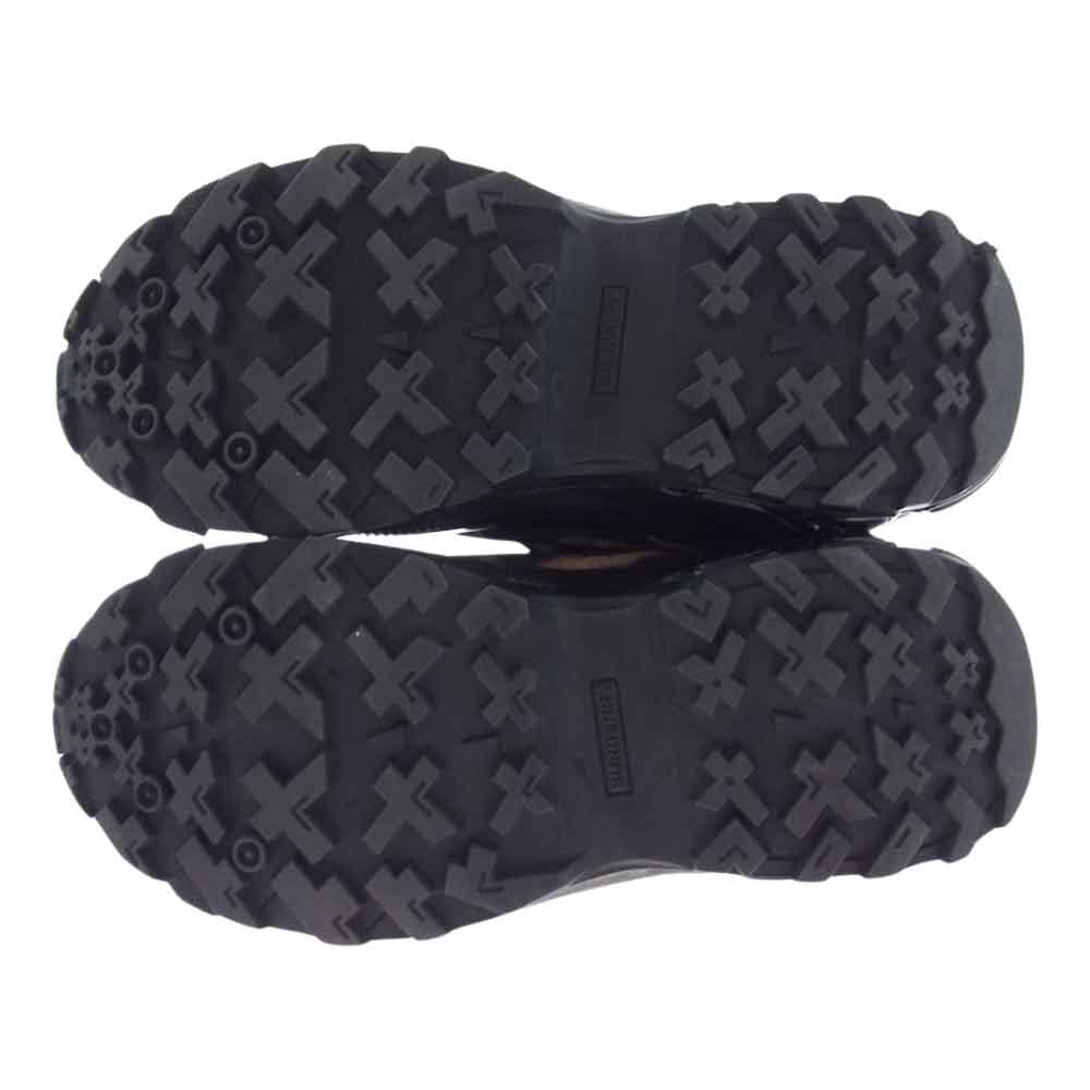BURBERRY Burberry ARTHUR Arthur Leopard ткань Raver спортивные туфли оттенок черного 36[ б/у ]