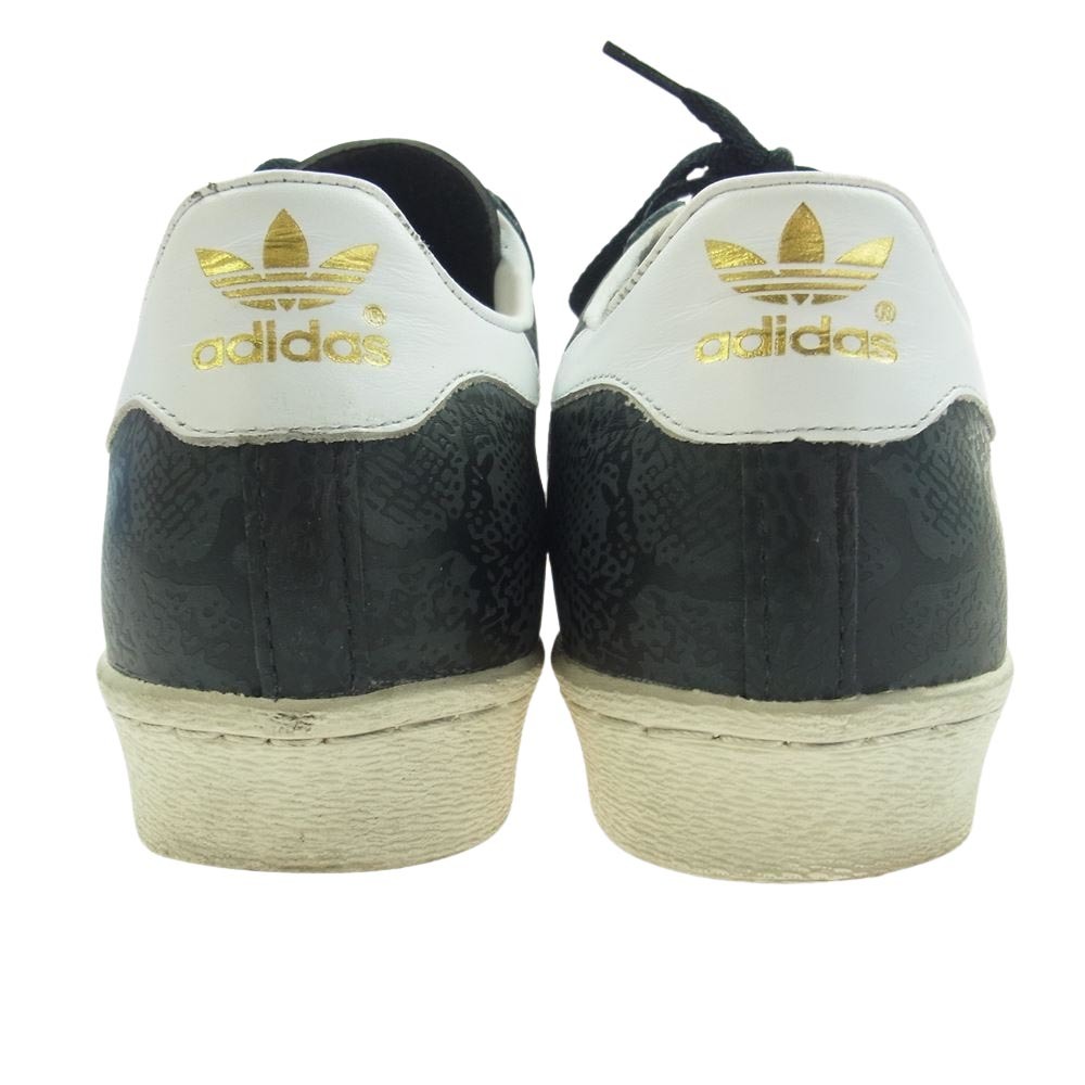 adidas アディダス G63669 × ATMOS ORIGINALS SUPERSTAR 80′S G-SNK V PACK アトモス スーパースター スニーカー 【中古】_画像3