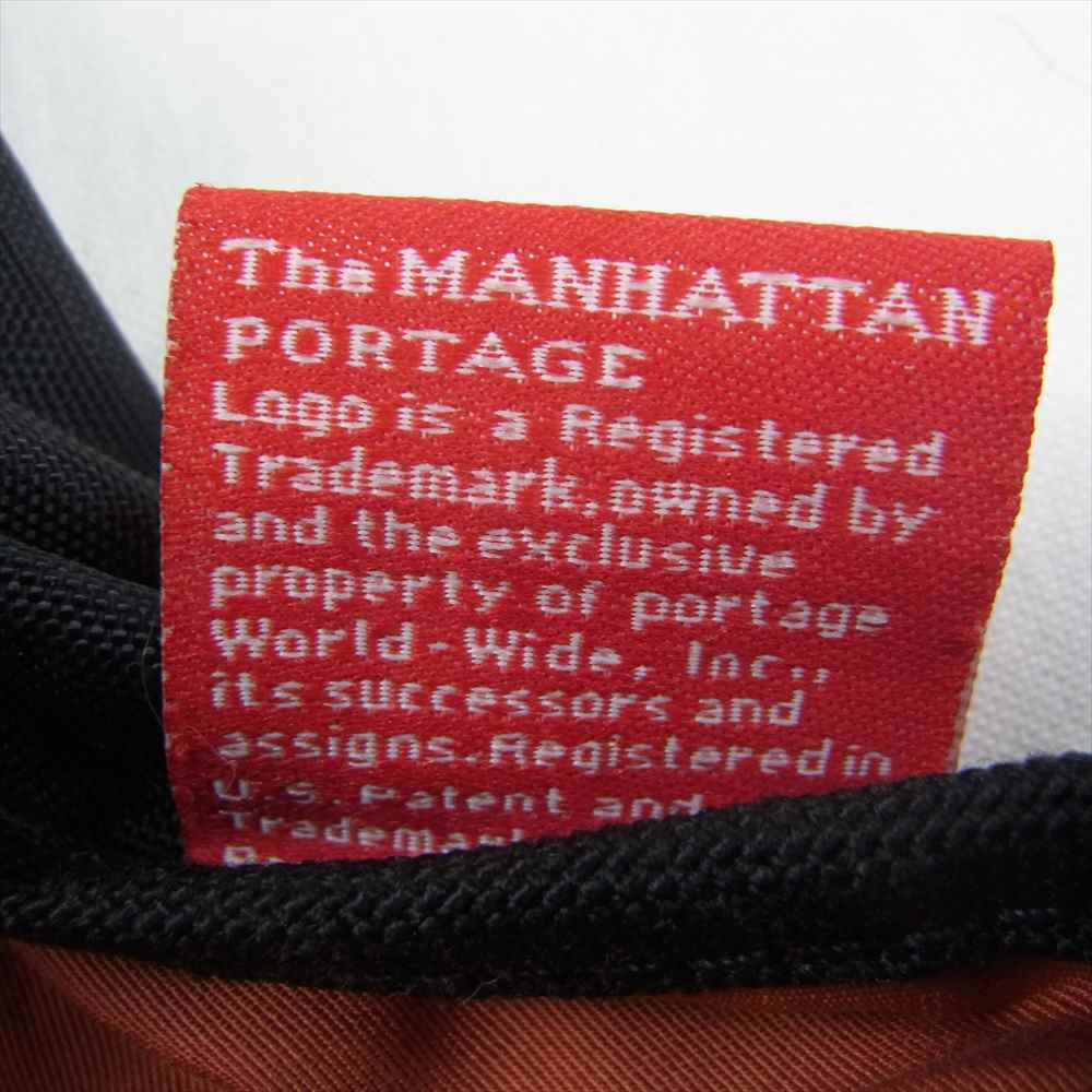 Manhattan Portage マンハッタンポーテージ Mt. Rainier Design マウントレーニアデザイン ナイロン ショルダー バッグ オレンジ系【中古】_画像5