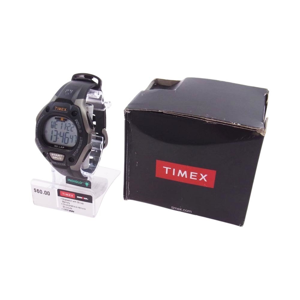 TIMEX タイメックス T5E901 アイアンマン トラディショナル 30-Lap デジタル 腕時計 ウォッチ ブラック系 シルバー系【中古】の画像7