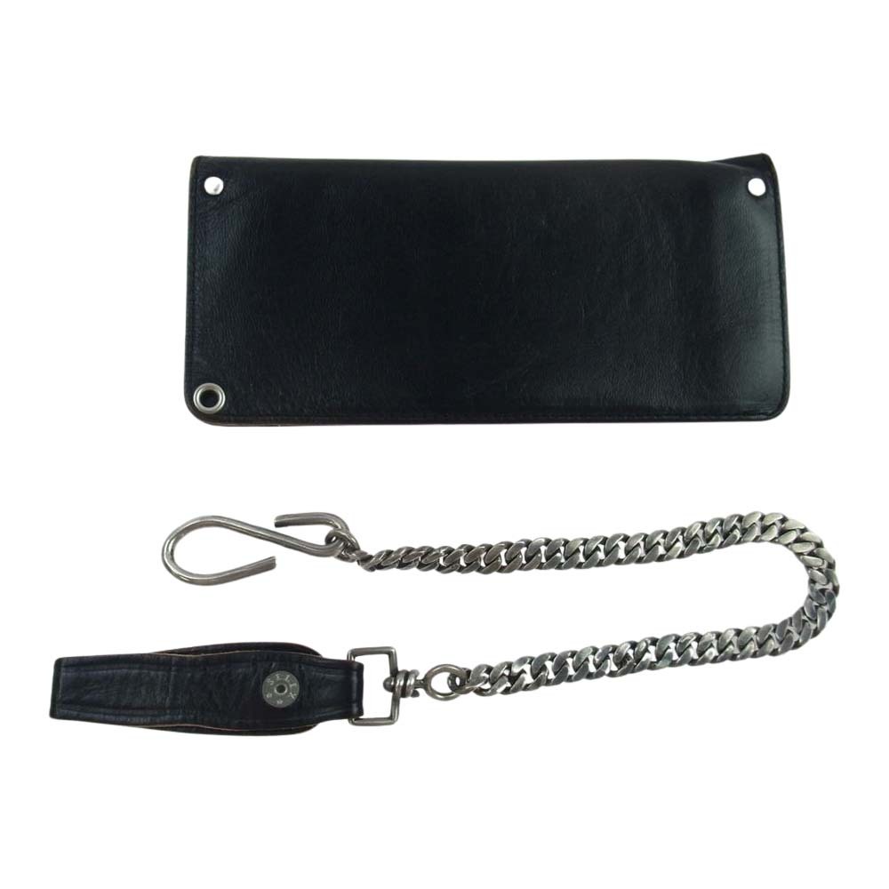TENDERLOIN Tenderloin PORTER Porter T-WALLET CHAIN leather wallet wallet chain black group [ used ]
