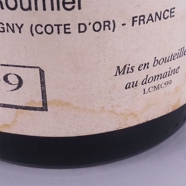 ★ドメーヌ ジョルジュ ルーミエ シャンボール ミュジニー 1erクリュ レ クラ 1999年 赤 ※ 750ml 13% Domaine Georges Roumier L03006_画像8