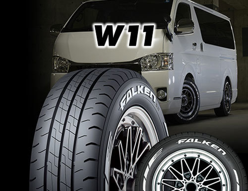 215/60R17 109/107N 4本セット ファルケン W11 ホワイトレター 夏タイヤ 215/60-17 FALKEN_画像2