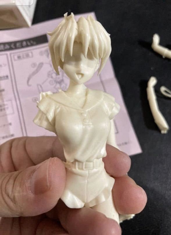  Kyosho 1/8 resin cast kit Doki-Doki pliti Lee g figure collection .. Hara Chiaki garage kit galet ki plastic model that time thing 