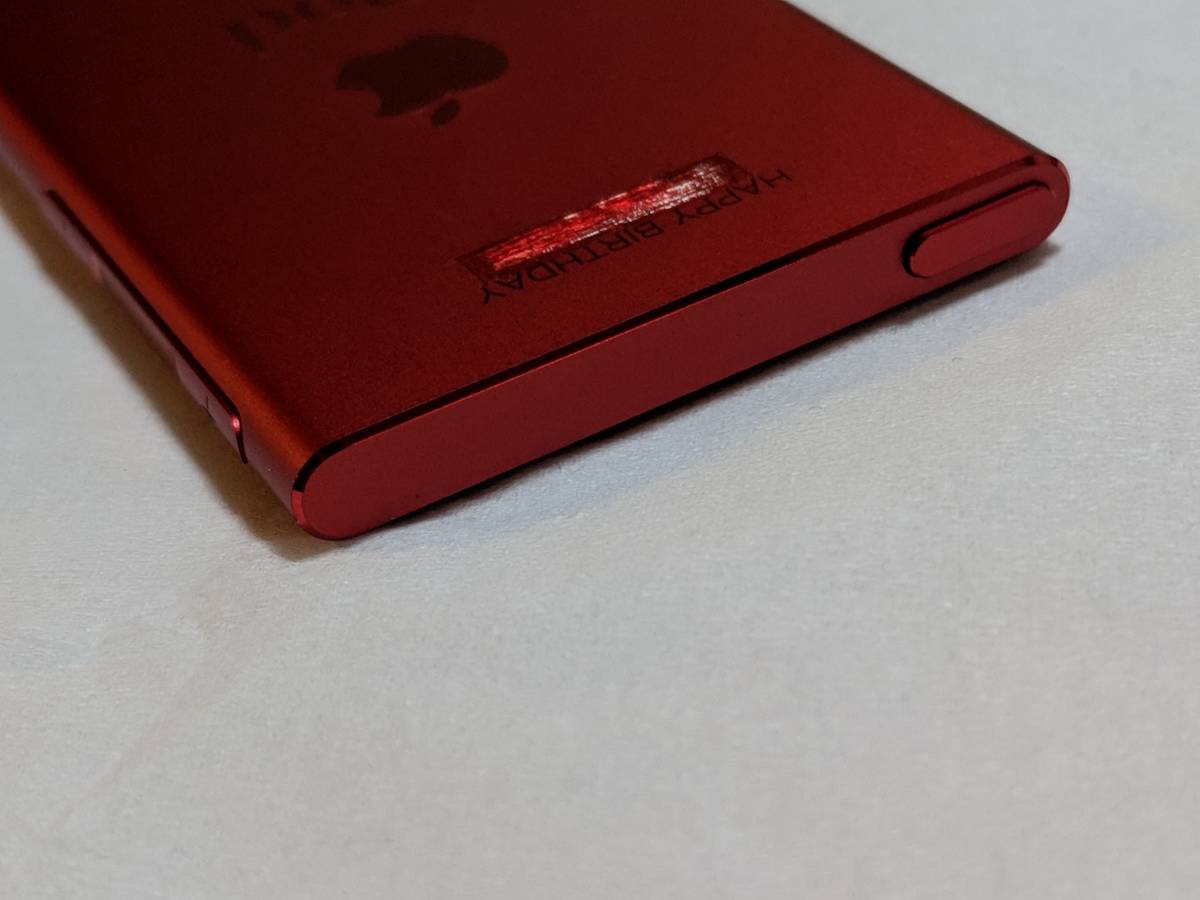 美品 apple iPod nano 第7世代 A1446 (PRODUCT)RED 16GB 原文:美品 apple iPod nano 第7世代 A1446 (PRODUCT)RED 16GB