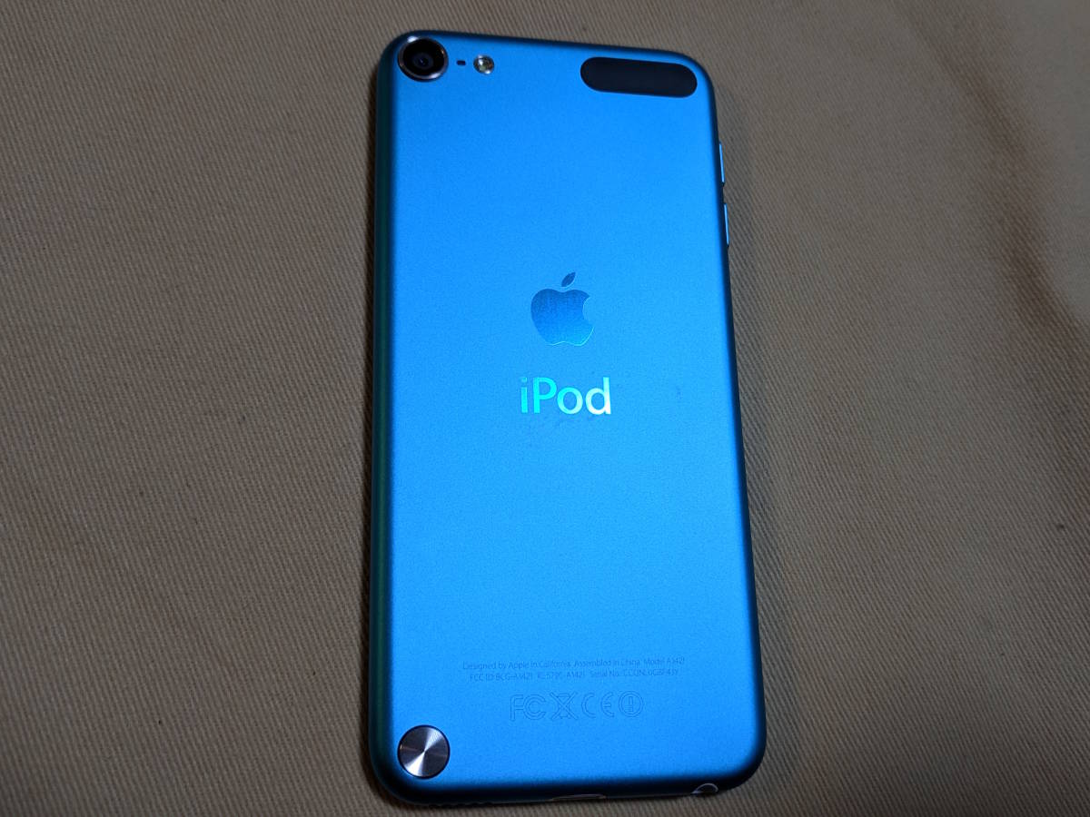 美品蘋果蘋果iPod touch A1421第五代藍色64GB 原文:美品 apple Apple iPod touch A1421 第5世代　ブルー 64GB