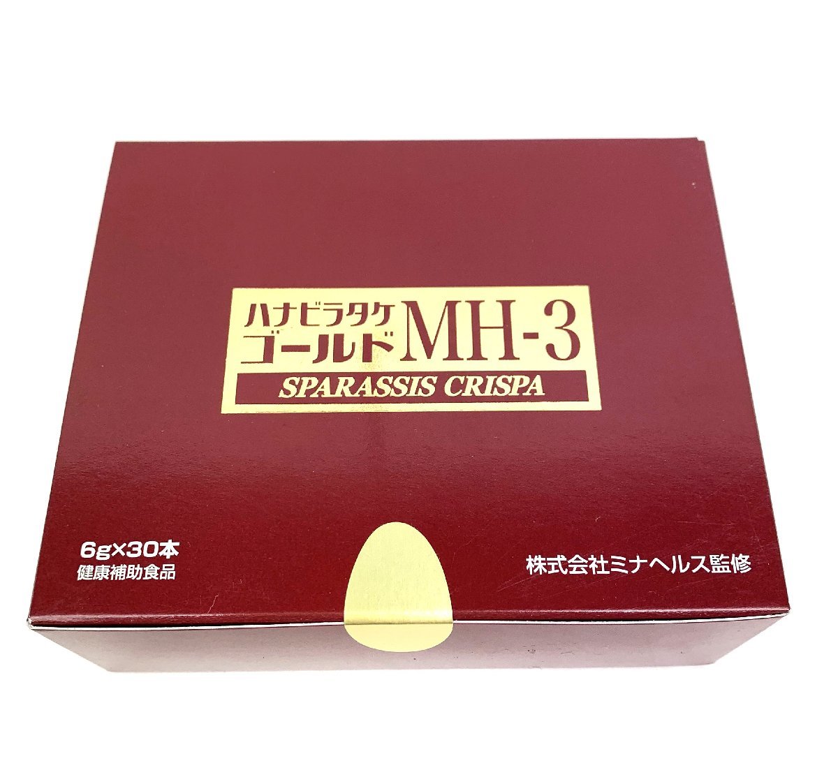 未開封　ハナビラタケ　ゴールド　MH-3　SPARASSIS CRISPA　株式会社ミナヘルス監修　6ｇ×30本（4箱）健康補助食品　2025.11.18（賞味期限_画像2