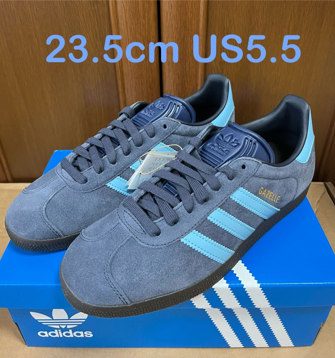 adidas Gazelle 23.5 アディダス ガゼル ネイビー