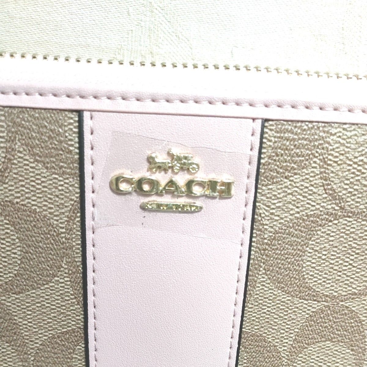 COACHコーチ長財布アウトレットピンク新品F54630