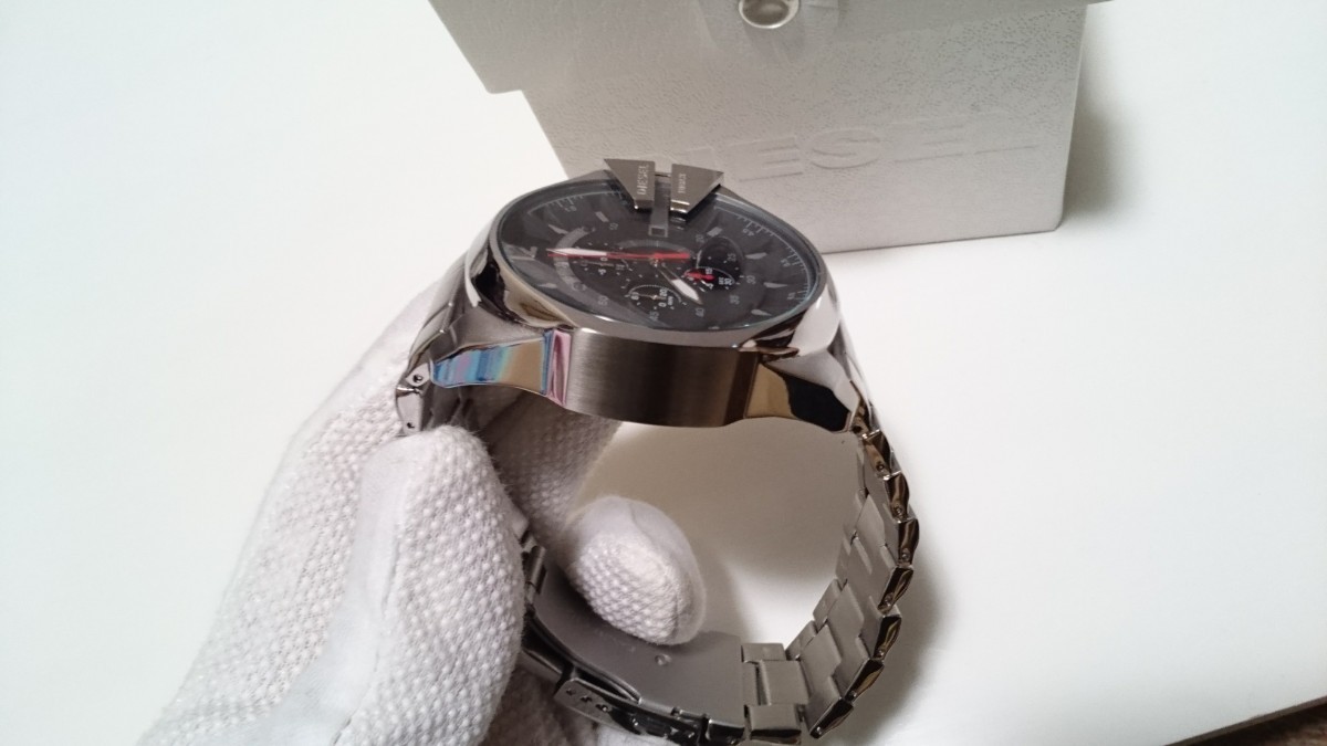 DIESEL 腕時計 MEGA CHIEF DZ4308 ディーゼルメンズ腕時計 超美品☆ 新品同様♪_画像8