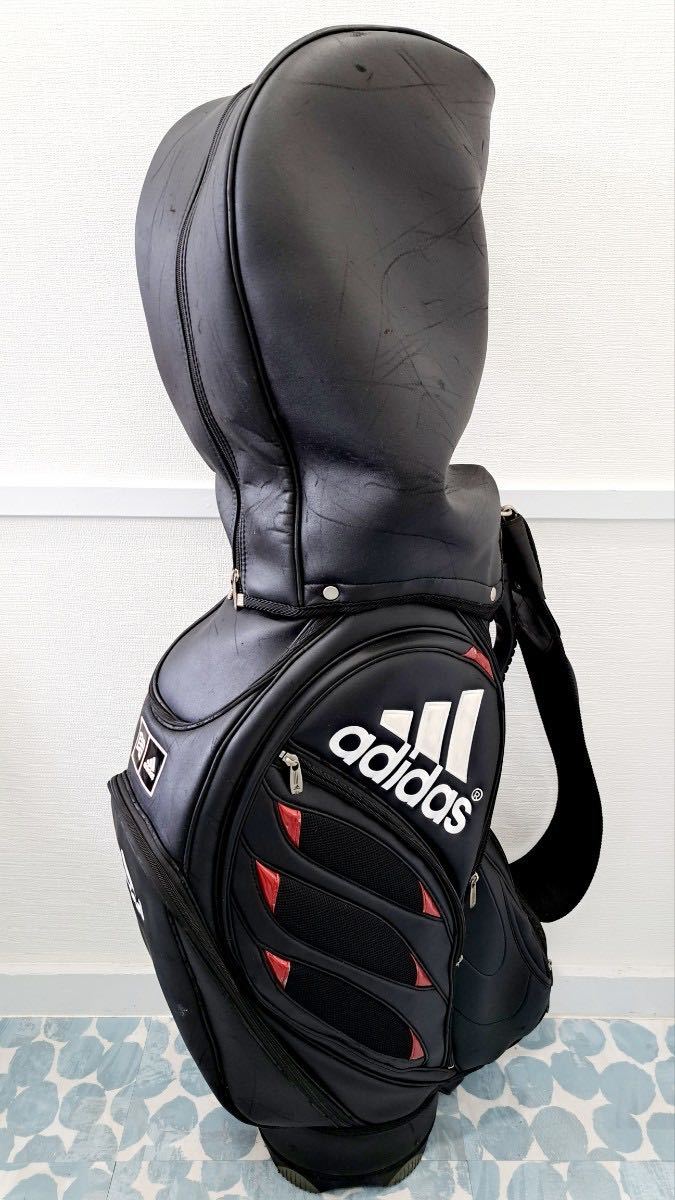 【K】adidas アディダス キャディーバッグ ゴルフバッグ 【K】1121-013（18）_画像1
