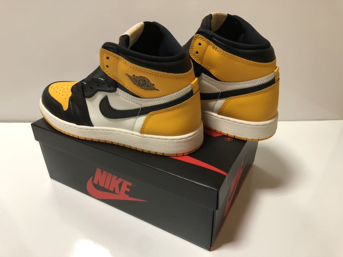 Nike GS Air Jordan 1 Retro High OG Taxi ナイキ GS エアジョーダン1 レトロ ハイ OG タクシー 575441-711 24.5cm US6.5Y 新品_画像4