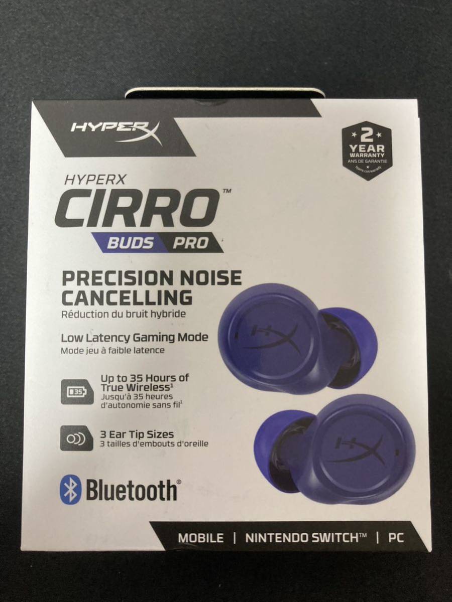 ■売り切り■　ハイパーエックス　ワイヤレスイヤホン ブルー　HyperX Cirro Buds Pro トゥルー_画像2