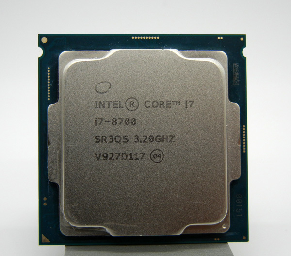 ★INTEL CPU Core i7-8700/SR3QS/3.20GHz/LGA1151/BIOS起動確認済