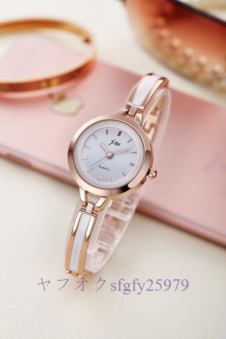 A733A☆新品ラインストーン腕時計 女性 ステンレス鋼 ブレスレット腕時計 レディース クォーツ ドレスウォッチ ギフト_画像5