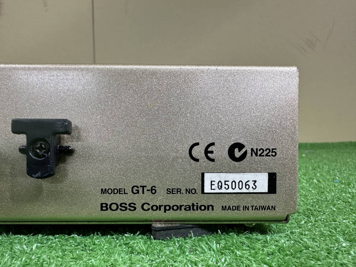 【s485】【中古品】 BOSS GT-6 ギター マルチエフェクター 音響機器 ゴールド 通電確認済み_画像8