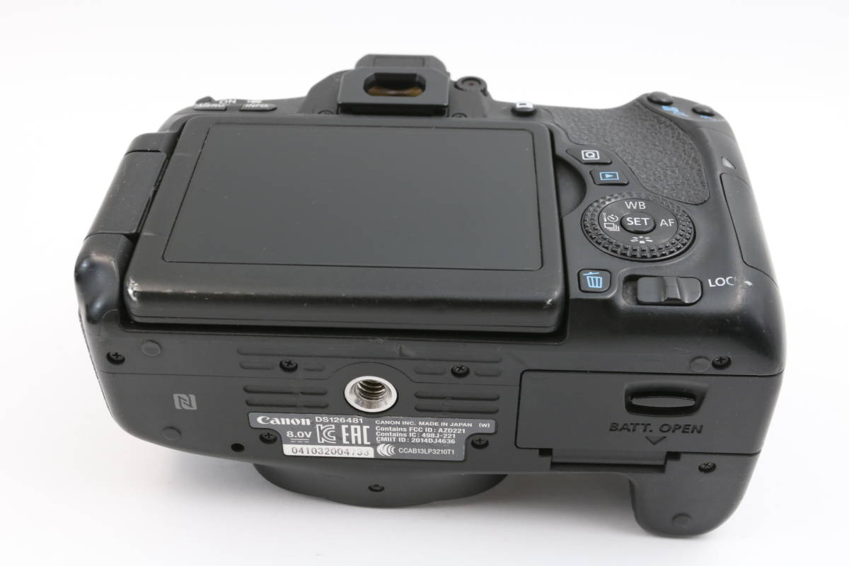 Canon キャノン EOS 8000D ボディ デジタル 一眼レフ カメラ デジタルカメラ 2420万画素 バッテリー 充電器付_画像7