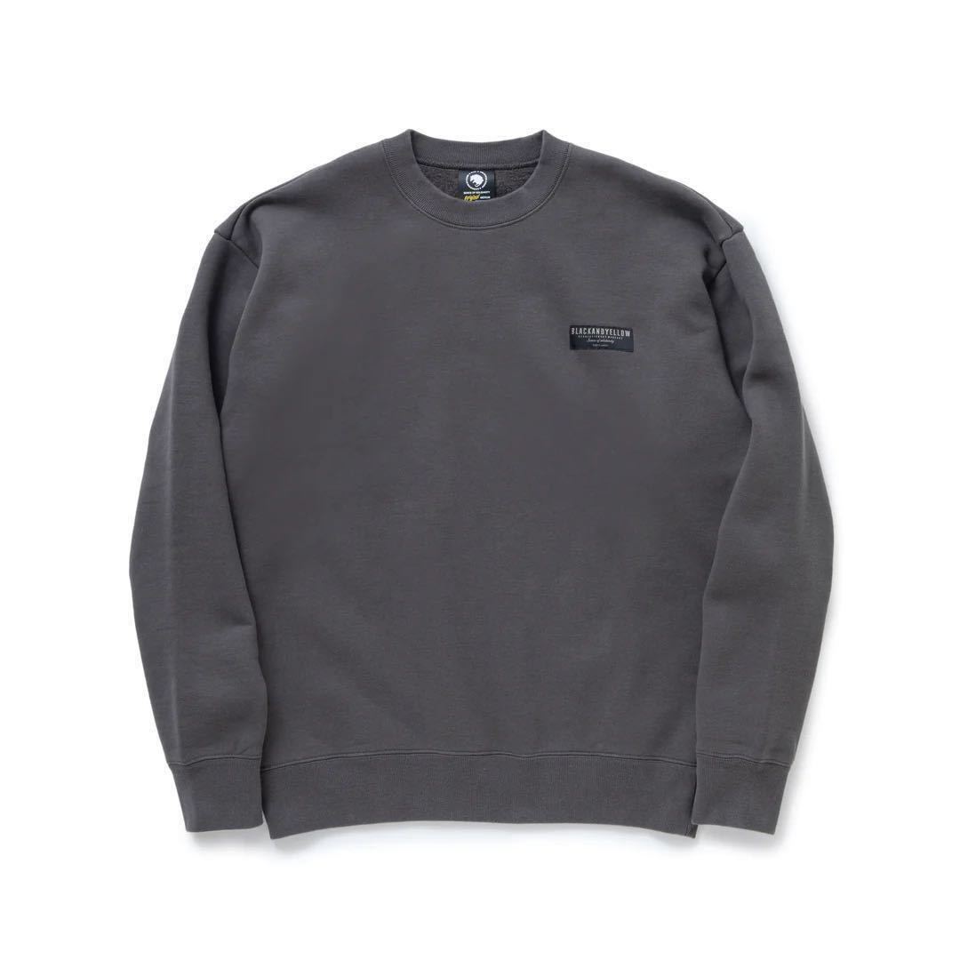 【新品・送料込み】RATS 23aw CREW NECK SWEAT BAR TAG Charcoal M ラッツ キムタク 木村拓哉 チャコール_画像2