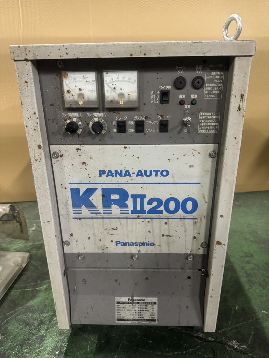 ☆ Panasonic パナソニック パナオート 半自動溶接機 【 YD-200KR2 】 サイリスタ制御 CO2 ジャンク 中古現状渡 ☆_画像5