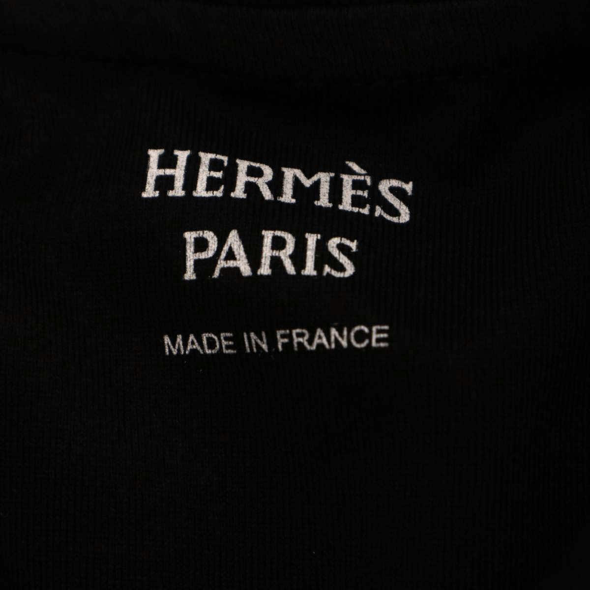 エルメス シェーヌダンクル Tシャツ レディース ブラック HERMES 中古 【アパレル・小物】_画像5