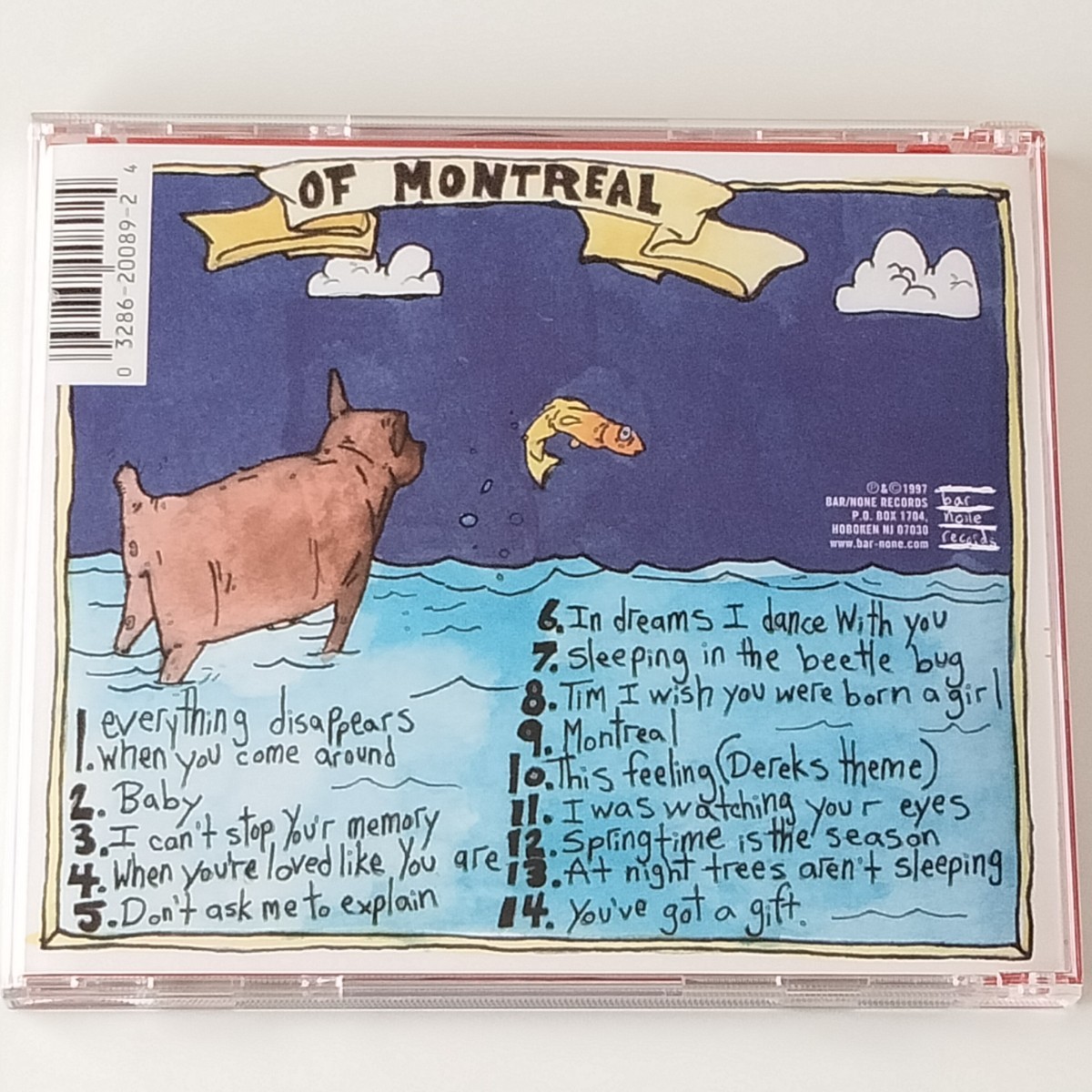 【輸入盤CD】OF MONTREAL/CHERRY PEEL(AHAON089)オブ・モントリオール/チェリー・ピール/1997年アルバム/ケヴィン・バーンズ Kevin Burns_画像2