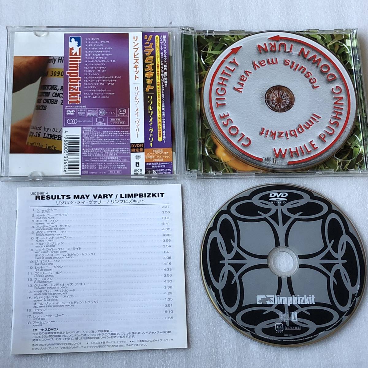 中古CD Limp Bizkit リンプ・ビズキット/Results May Vary(CD+DVD) (2003年) 米国産HR/HM,ミクスチャー系_画像3
