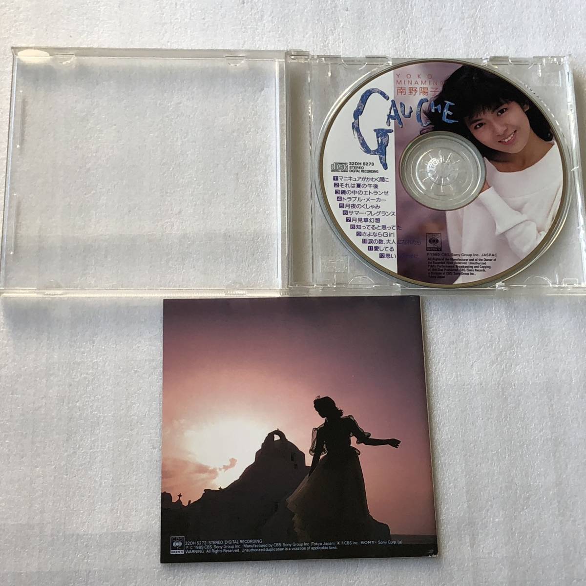 中古CD 南野 陽子/GAUCHE ゴーシュ (1989年) 日本産,J-POP系の画像3