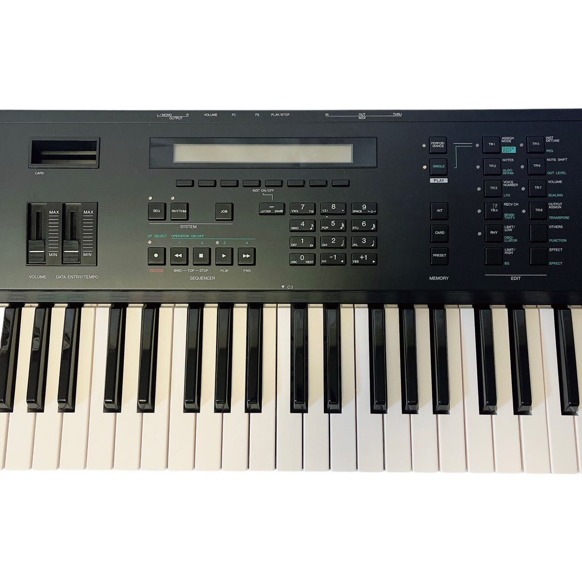 YAMAHA V50 シンセサイザー　キーボード　動作品_画像5