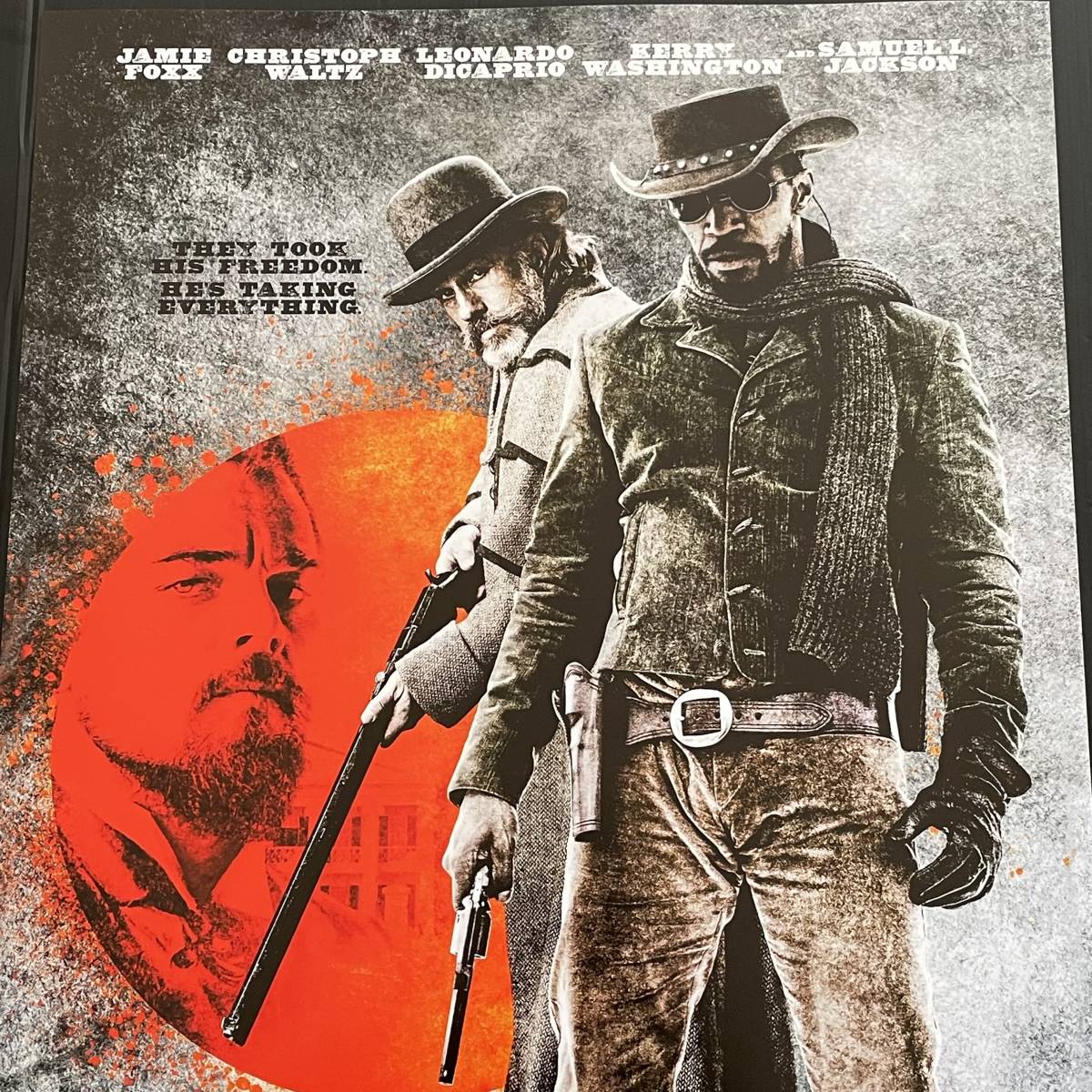 US版ポスター『ジャンゴ 繋がれざる者』（Django Unchained）①予告版★クエンティン・タランティーノ/レオナルド・ディカプリオ_画像4