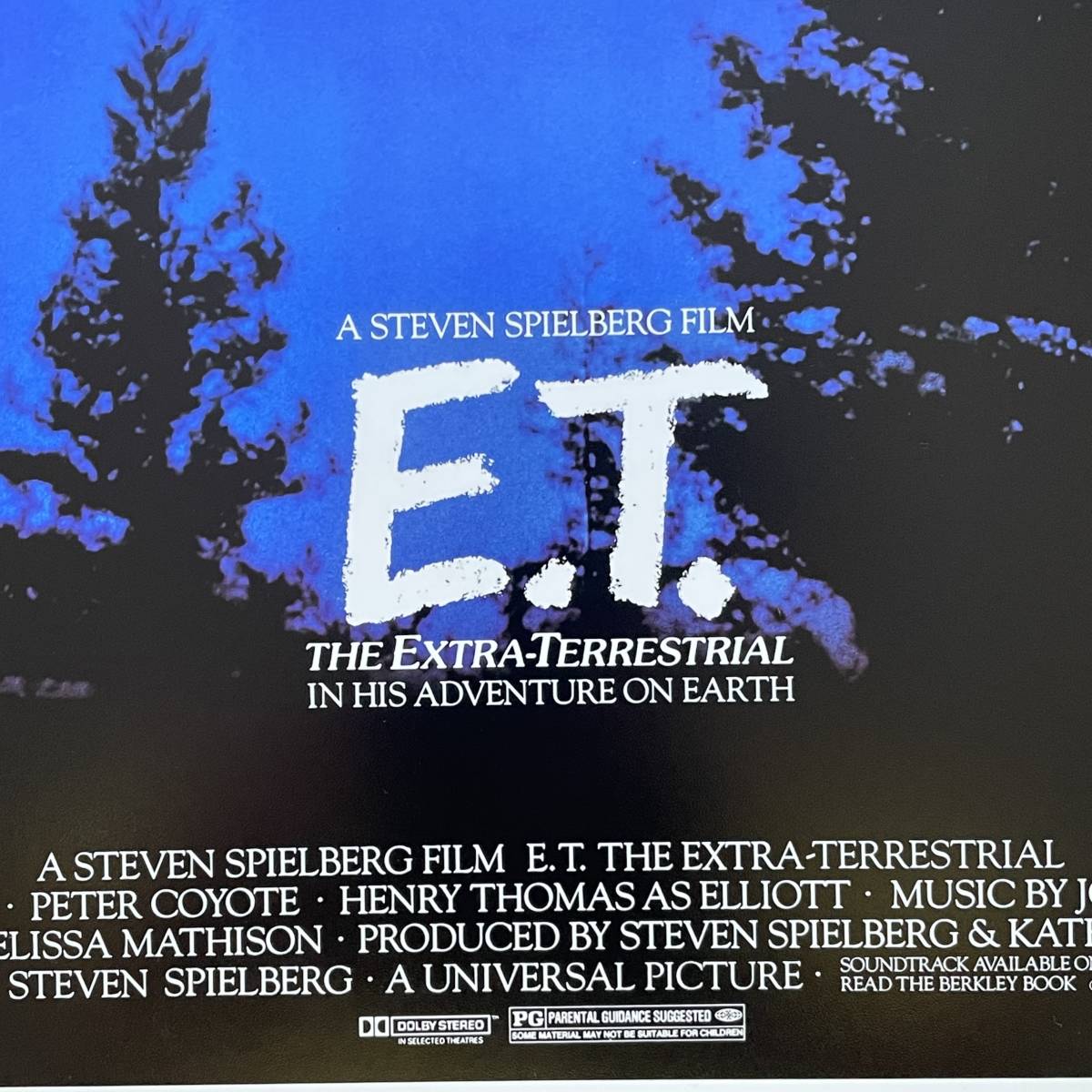 海外版ポスター『E.T.』（E.T. The Extra-Terrestrial）styleB★スティーヴン・スピルバーグ_画像4