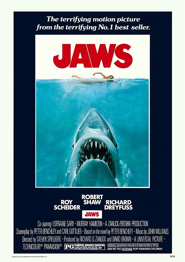 ジョーズ」 公開当時の英語版ポスター JAWS|印刷物 ジョーズ」 公開当時の英語版ポスター JAWS|印刷物