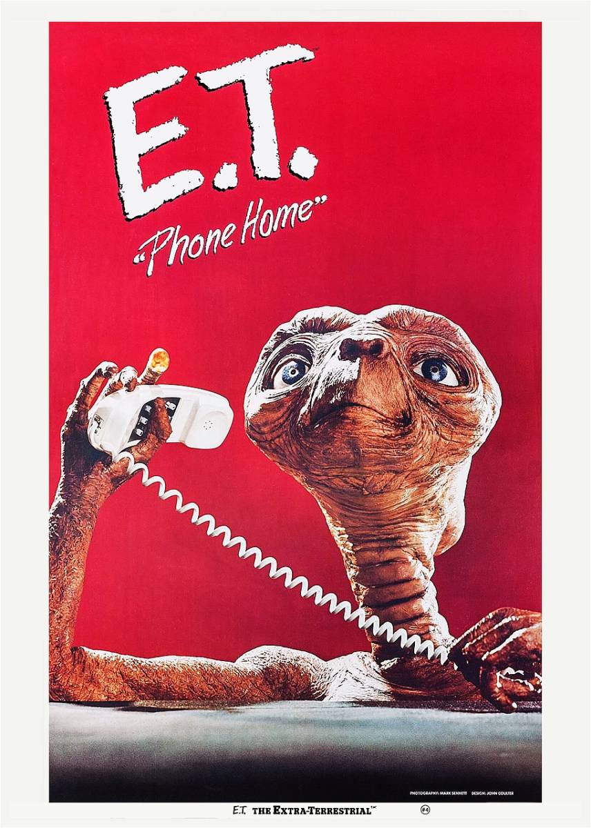 US宣伝用ポスター『E.T.』（E.T. The Extra-Terrestrial）④★スティーヴン・スピルバーグ_画像7