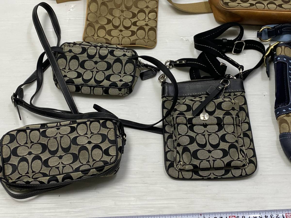 ★COACH コーチ★本物鑑定済 バッグ まとめ売り ショルダーバッグ ビンテージ【中古/現状品】_画像10