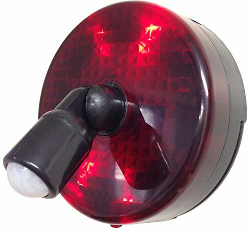 リーベックス(Revex) LED センサー ライト 電池式 防雨型人感センサー 防犯 赤いLED アラーム音 スーパーパトピカ SLR100_画像1