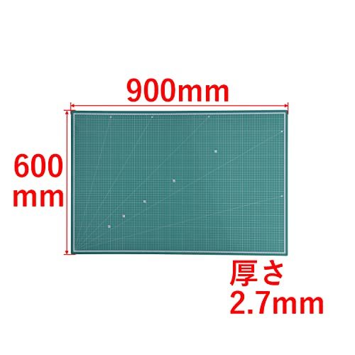 高儀 M&M カッターマット グリーン A1 約900×600mm_画像4