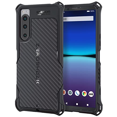 エレコム Xperia 5 IV [ SO-54C | SOG09 ] ケース カバー 耐衝撃 衝撃吸収 ZEROSHOCK TPU ソフト 四_画像1