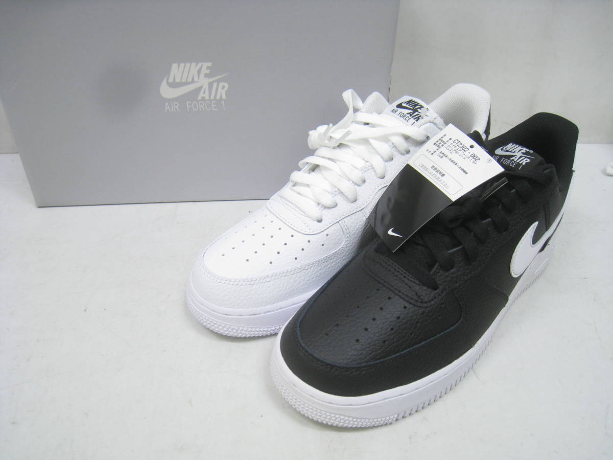 新品 NIKE ナイキ AIR FORCE 1 エアフォース1 '07 スニーカー CT2302-002 CT2302-100 白 黒 ホワイト ブラック サイズ28.5cm_画像1