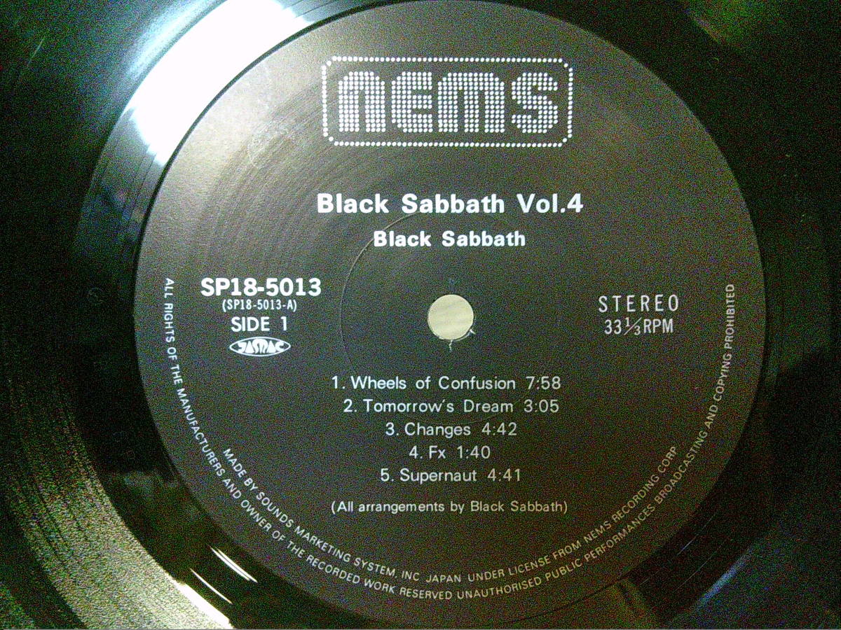 BLACK SABBATH[4]LP _画像4