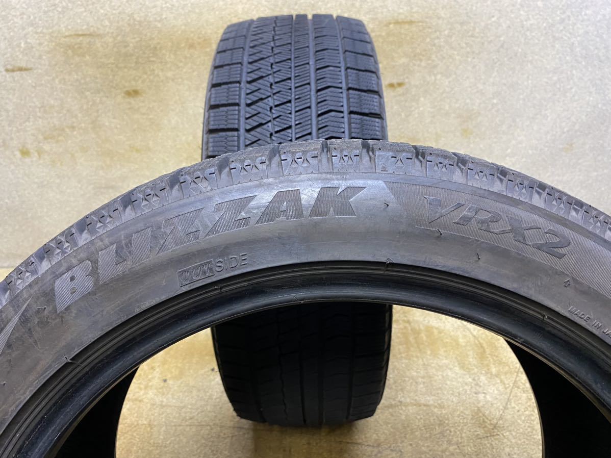 235/45R18（94Q）ブリヂストン BLIZZAK VRX2 スタッドレス 中古2本 2018年製 バリ山 235/45/18_画像8