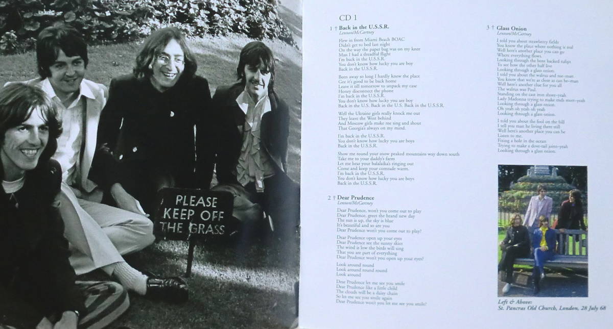 即決！【2点で送料無料】CD2枚組＋オマケ「1」ディスク ビートルズ Beatles White Album EU 2009年リマスター 紙パッケージ ポスターも復刻_画像8