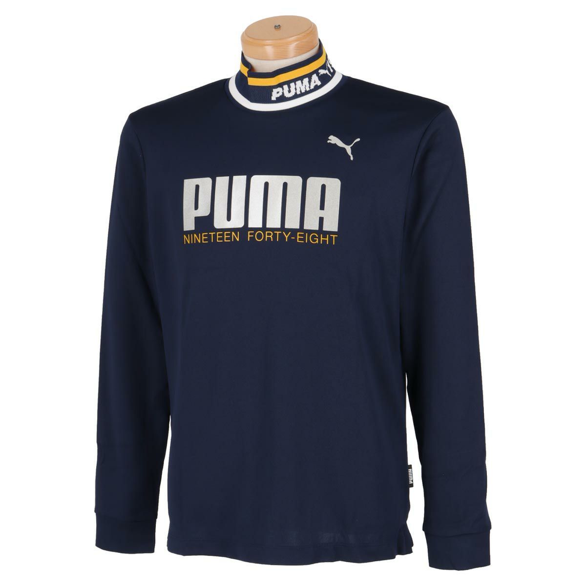  бесплатная доставка * новый товар *PUMA GOLF ребра цвет mok шея рубашка с длинным рукавом *(XL)*539365-02* Puma Golf 