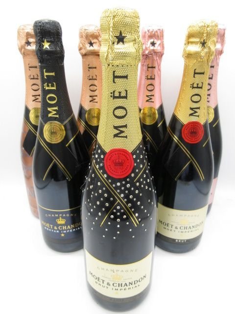 未開栓 洋酒 モエ・エ・シャンドン 各種 750ml 8本セット MOET & CHANDON シャンパン 送料無料_画像1