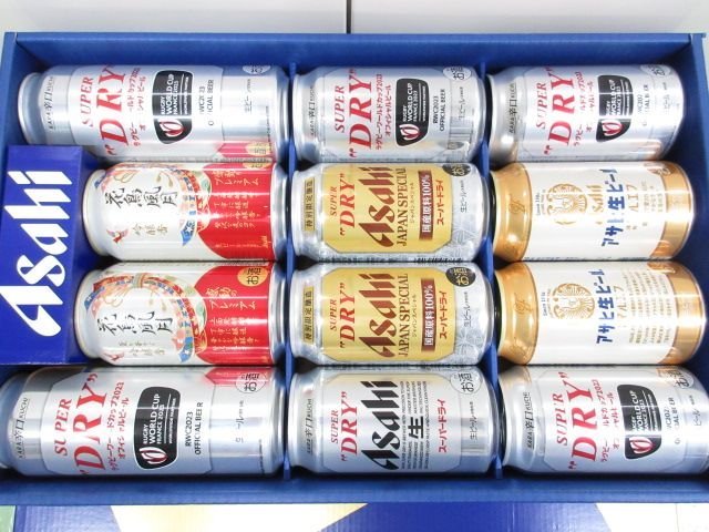 [福岡県内限定発送] 未開栓 アサヒビール ギフトセット 4箱 生ジョッキ缶他 340-350ml×42缶 + 500ml×12缶 賞味期限内 送料無料_画像5