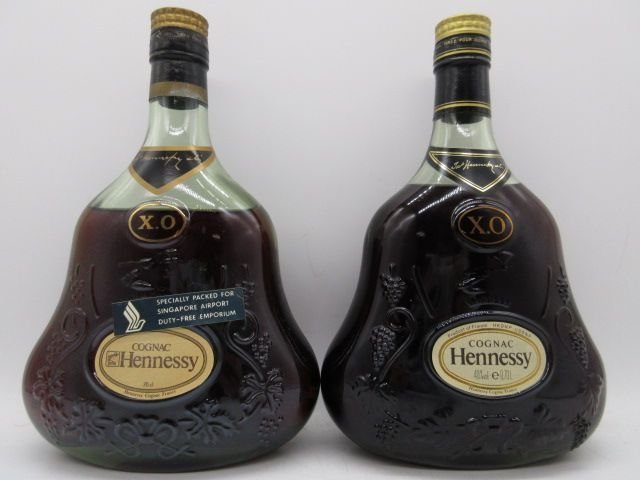 未開栓 洋酒 ヘネシー XO 金キャップ グリーンボトル Hennessy 700ml 40% 13本セット コニャック ブランデー 送料無料_画像4