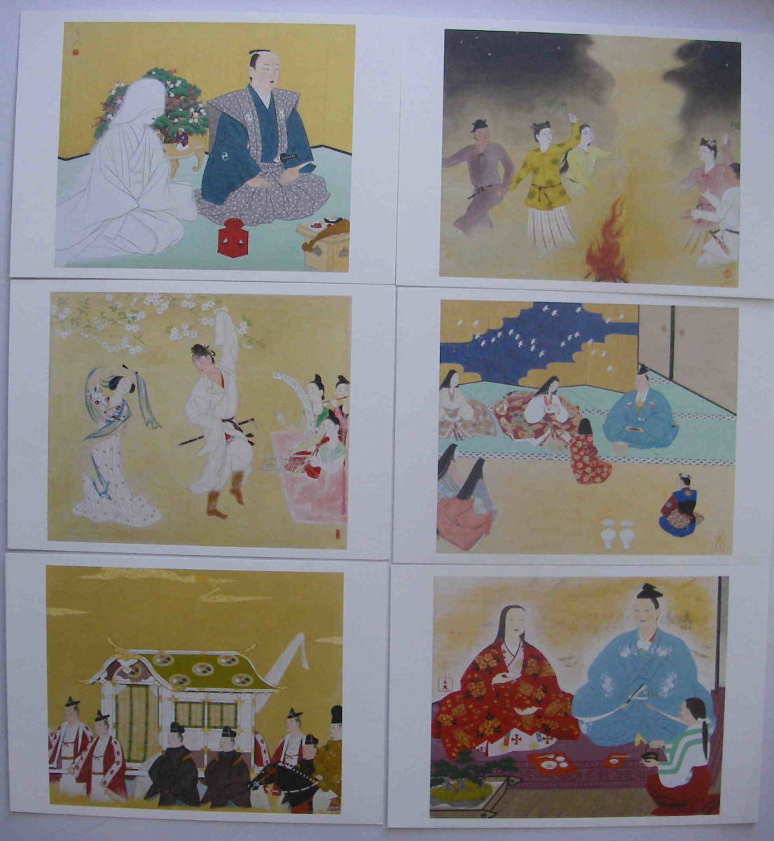 カラー絵葉書★「東京大神宮 日本画ポストカード １０枚セット 京都便利堂」の画像1