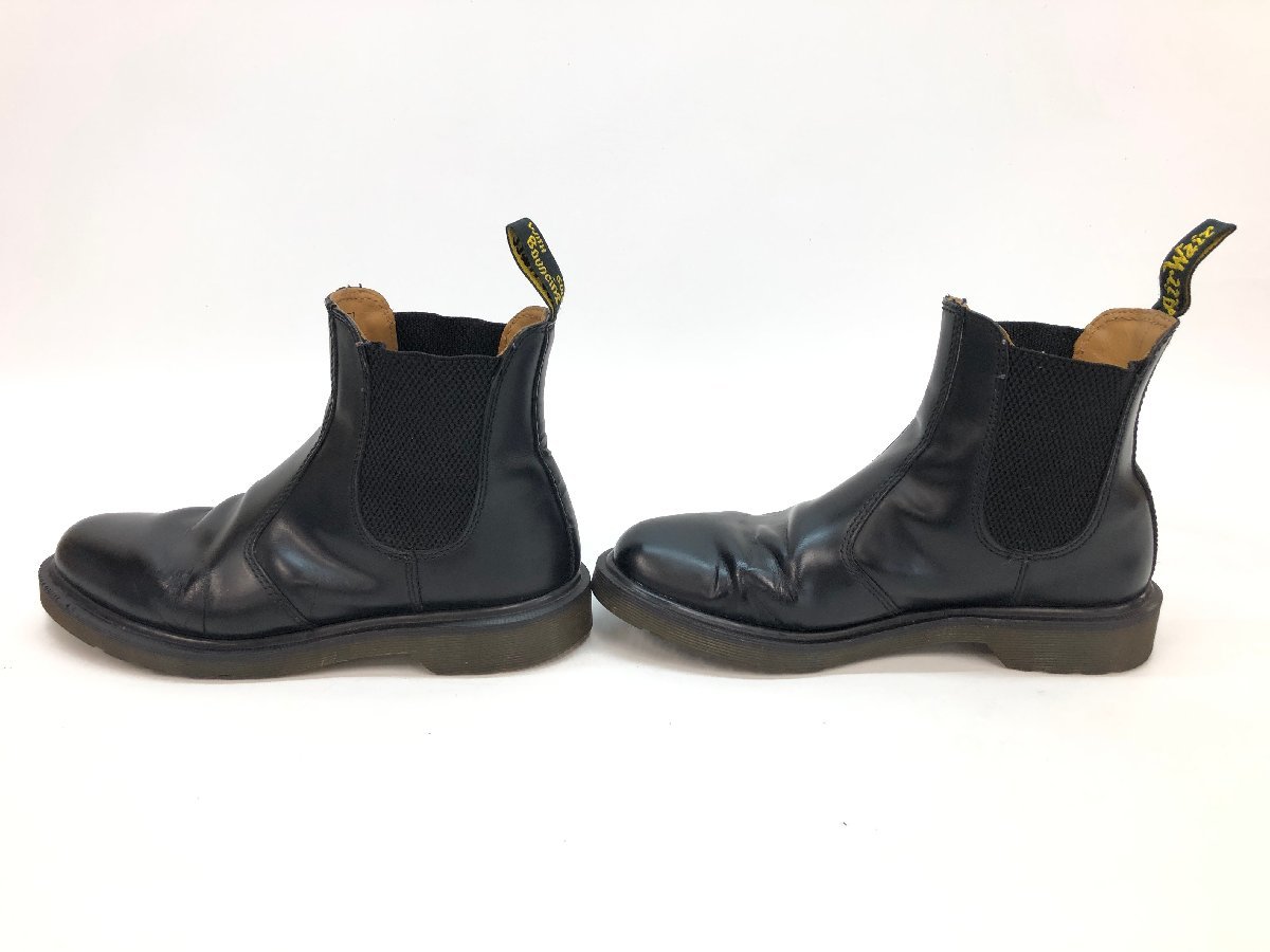 1円～ DR.MARTENS ドクターマーチン チェルシー ブーツ サイドゴア レザー 10297 黒 ブラック UK8 26cm F11-04_画像5