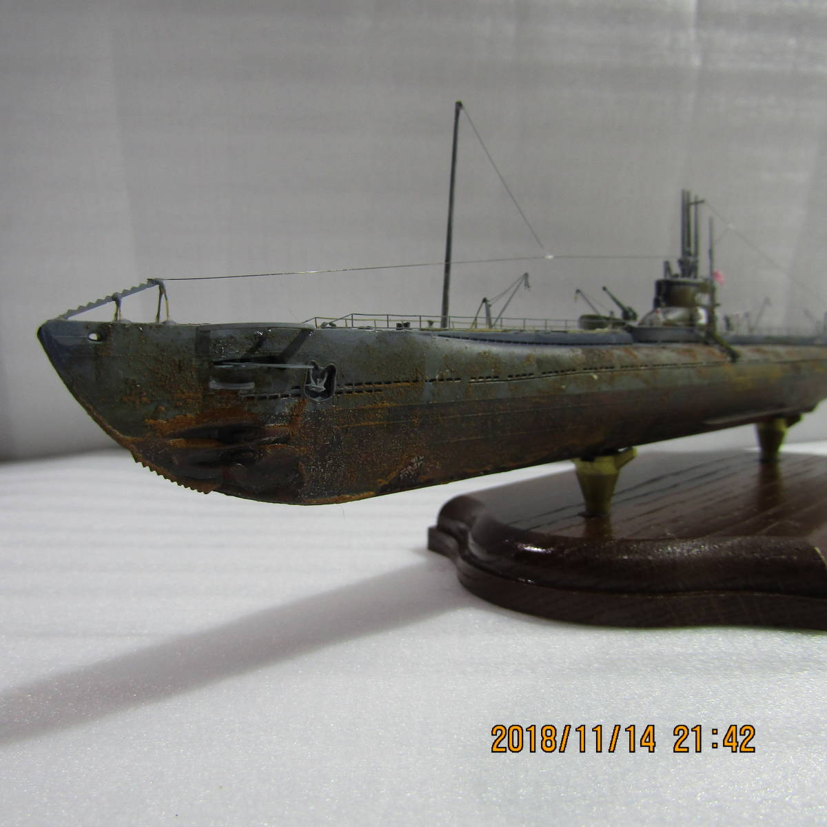 1/350日本海軍潛艇Haiku Univ。類型6 a 168（實際規格）/成品 原文:1/350 日本海軍潜水艦 海大6型a 伊168 (リアル仕様）/完成品