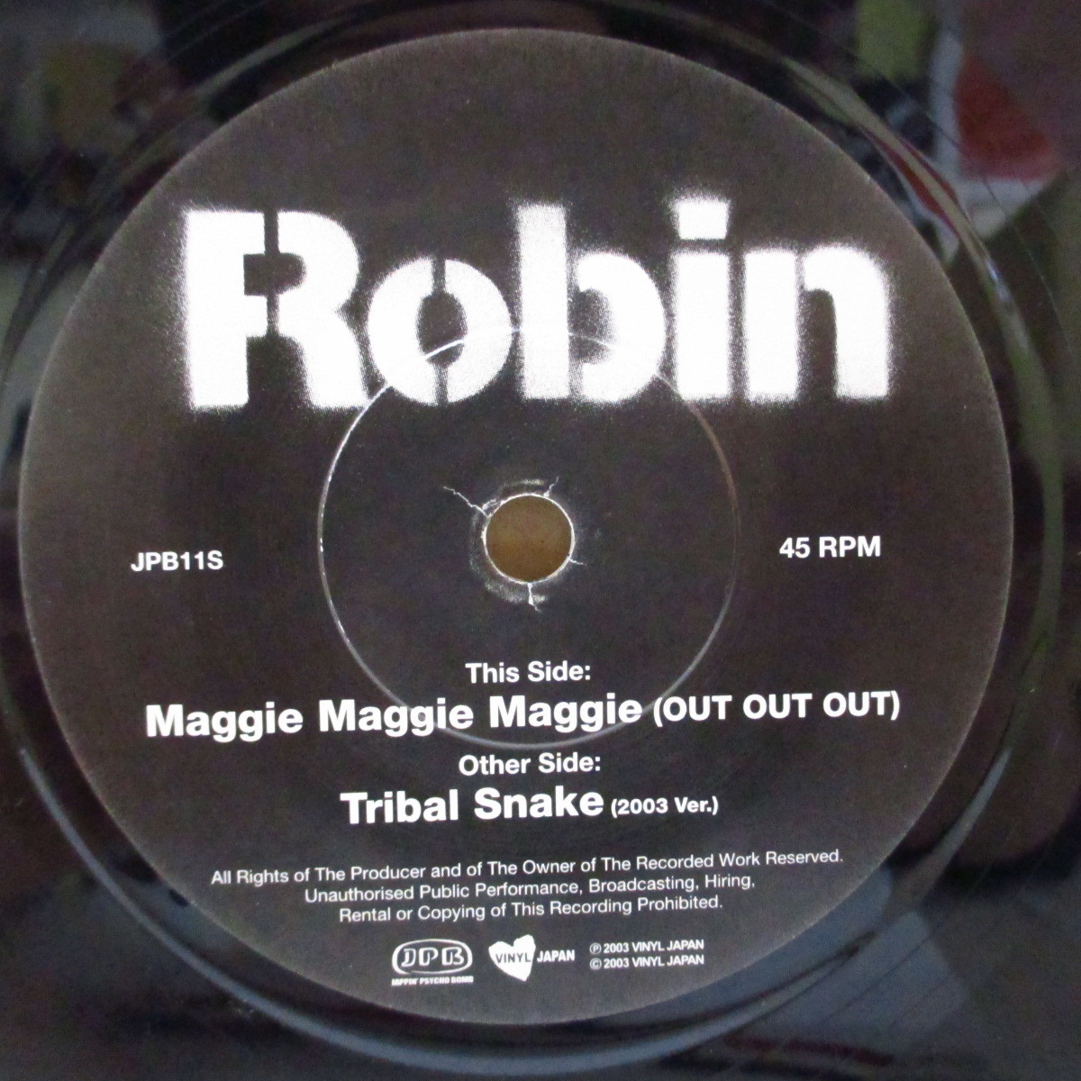 ROBIN-Maggie Maggie Maggie (Japan オリジナル 7+マット固紙ジャケ)_画像3